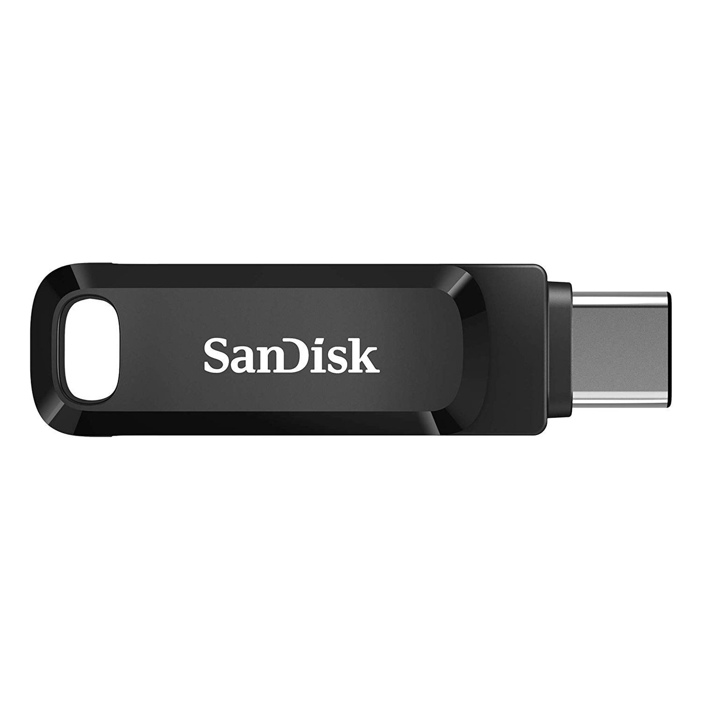SanDisk Ultra Dual Drive Go USB Typ A & Typ-C 128 GB Flash-Laufwerk für Smartphones, Tablets & Computer – High-Speed USB 3.1 USB-Stick (SDDDC3-128G-G46) im Bundle mit einem Everything But Stromboli Lanyard