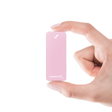 SABRENT 1TB Rocket Nano Externe Aluminium-SSD Bis zu 1000MB/s (Pink) (SB-1TB-NANO-PNK)