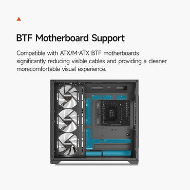 PCCOOLER PC Case ATX Mid Tower, Tempered Glass & Mesh Front, High Airflow, E-ATX/ATX/Micro-ATX/ITX Support, 360mm Radiator Support, Tool-Free Design - Black (C3T700 No Fans Included)