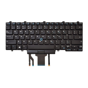 SUNMALL Backlit Keyboard Replacement Compatible with Dell Education(Latitude ) E5450 E5470 E5480 E7450 P40G E7470 E7480,Latitude 14 5480 5488 5490 5491 7480 7490 with Pointer US Layout