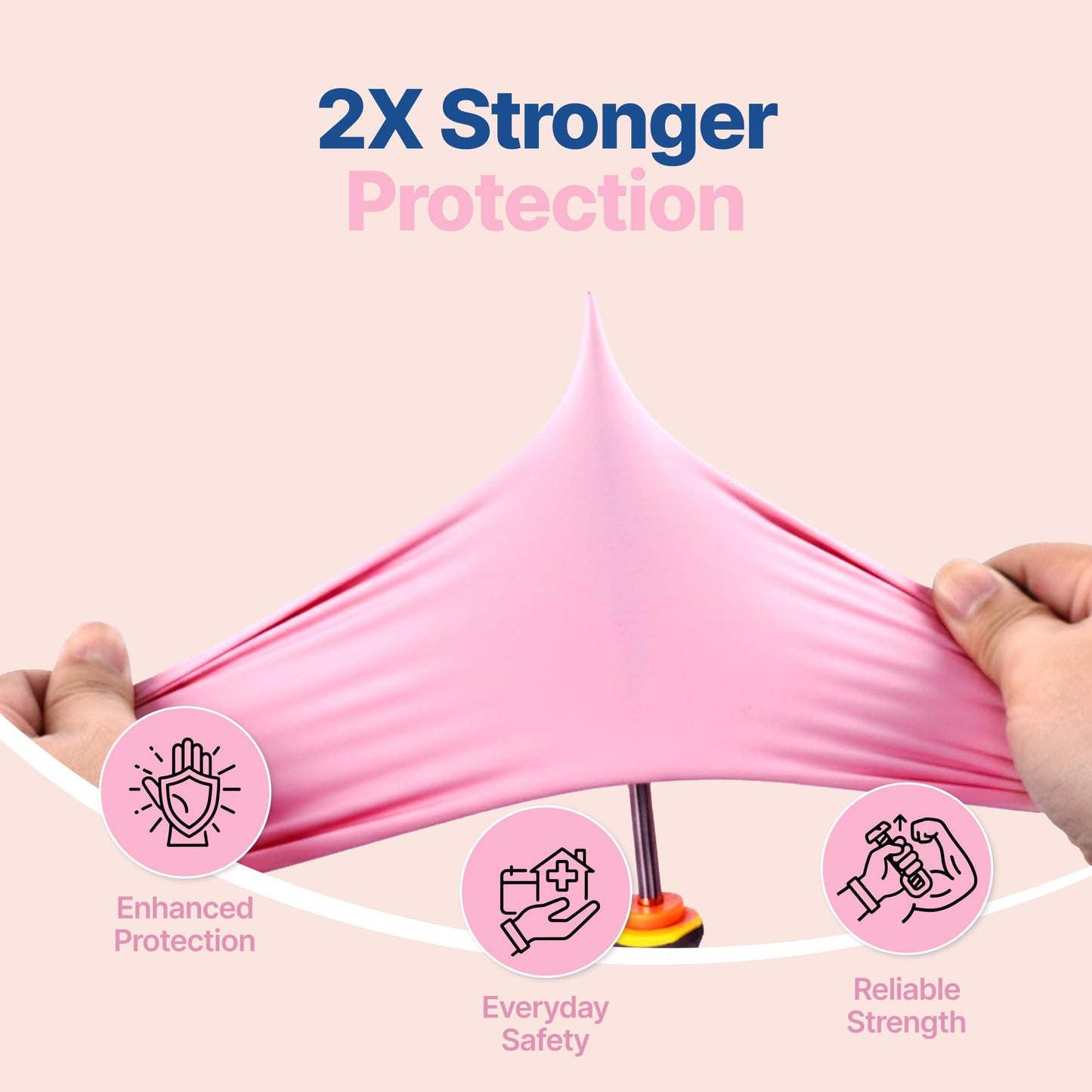 Schneider Nitrile Exam Gloves, 4-mil Medical Gloves Disposable Latex Free, Powder Free, Food Safe Glove for Cooking, Cleaning, Examination, Cherry Blossom, Medium, 100-ct Box