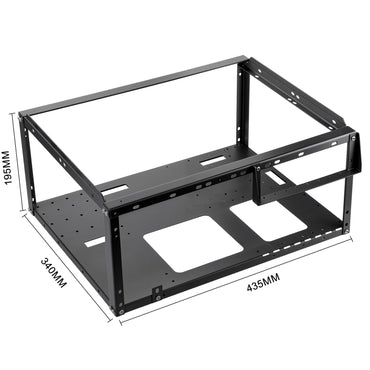 PC Test Bench,Open Air PC Case,Open Frame Computer Chassis, DIY Stackable Techbench Server Rack Mount PC Case for ATX MATX ETAX X79 X99 X10DRL-I X12DPI-N6 Micro ATX Motherboards