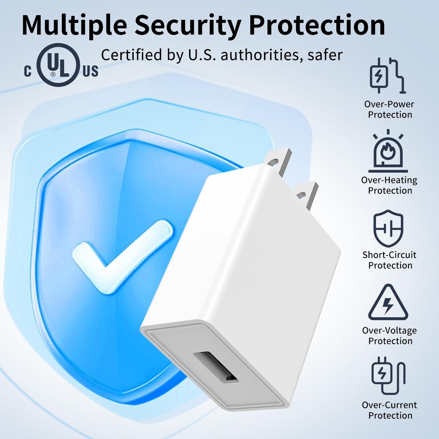 Old 30 Pin Charger for iPhone 4/4S/3G/3GS, Old iPad 1/2/3, iPod Touch/Nano/Classic with Cable (3.3 Ft)