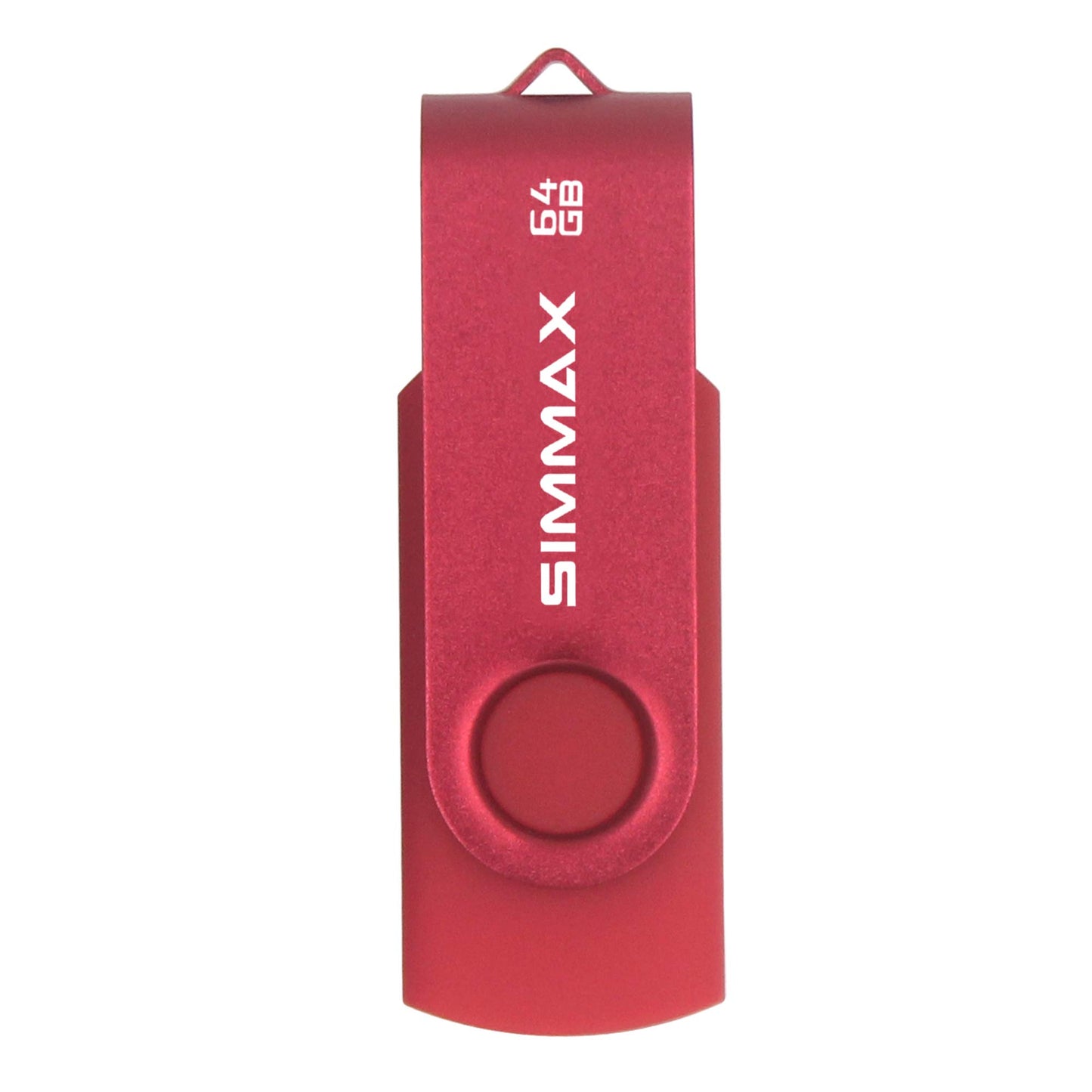 SIMMAX USB Flash Drives 5 Pack 64GB Memory Stick Swivel Design USB 2.0 Flash Drive Thumb Drive Zip Drives (64GB Blue Green Black Red Purple)
