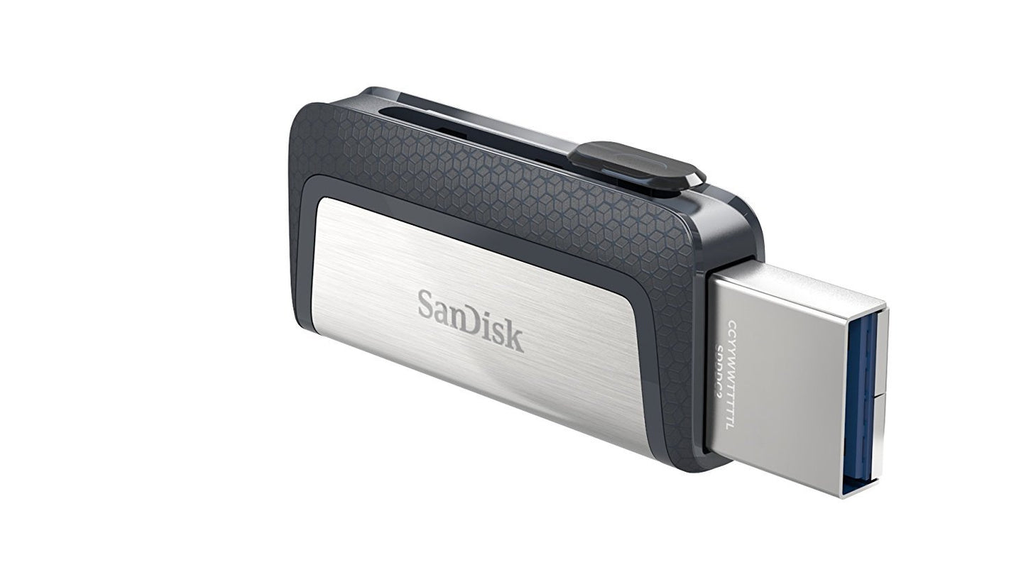 SanDisk 128GB 2 Pack Ultra Dual Drive USB Type-C (SDDDC2-128G-G46) Bundle with (1) Everything But Stromboli Lanyard