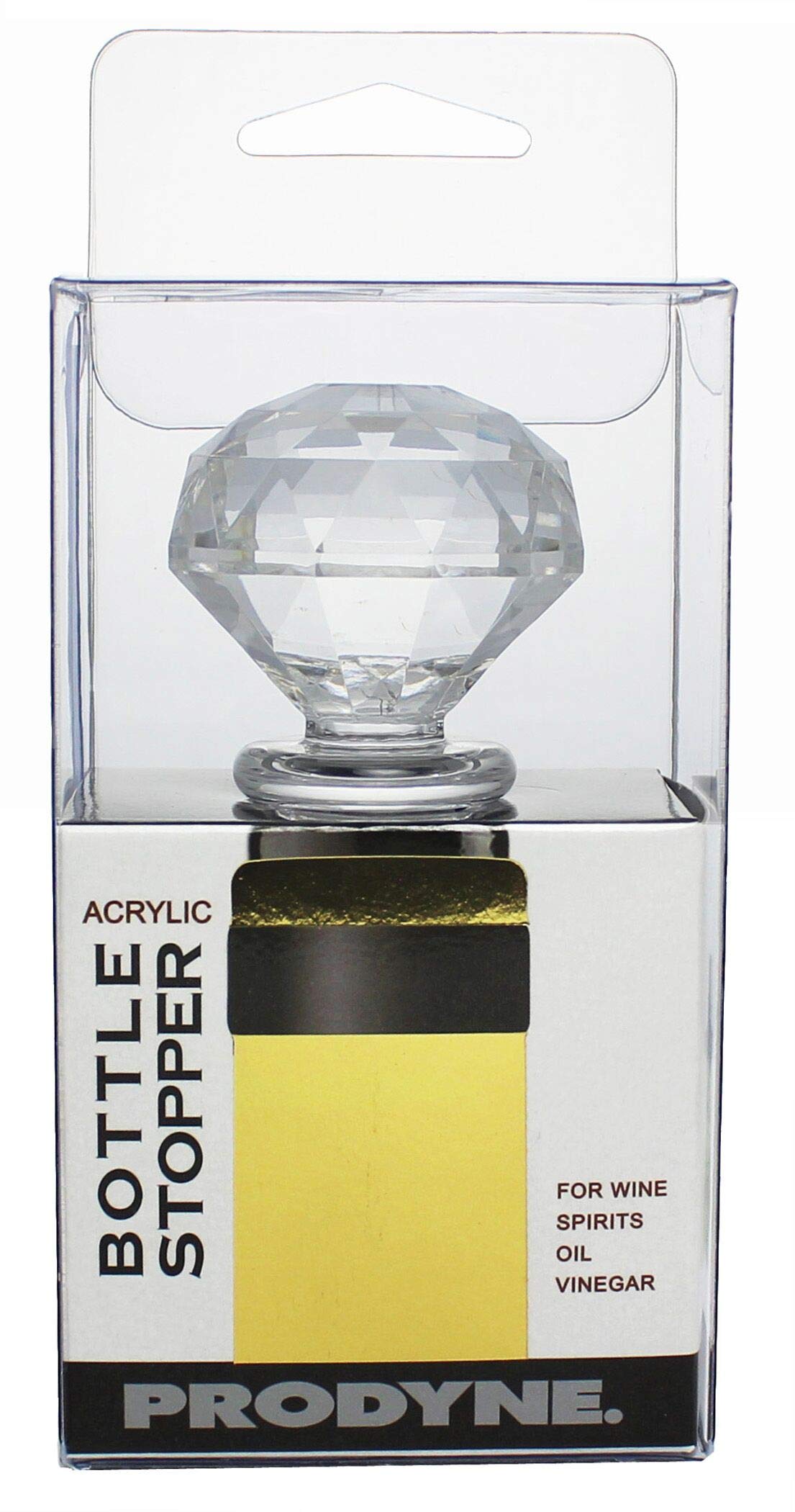 Prodyne Acryl-Flaschenverschluss mit Diamantfacetten