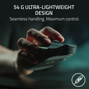 Razer Viper V3 Pro Kabellose Gaming-Maus für E-Sport: Symmetrisch – 54 g leicht – 8.000 Abtastraten – 35.000 DPI optischer Sensor – Optische Schalter der 3. Generation – 8 programmierbare Tasten – 95 Stunden Akkulaufzeit – Schwarz (Generalüberholt)