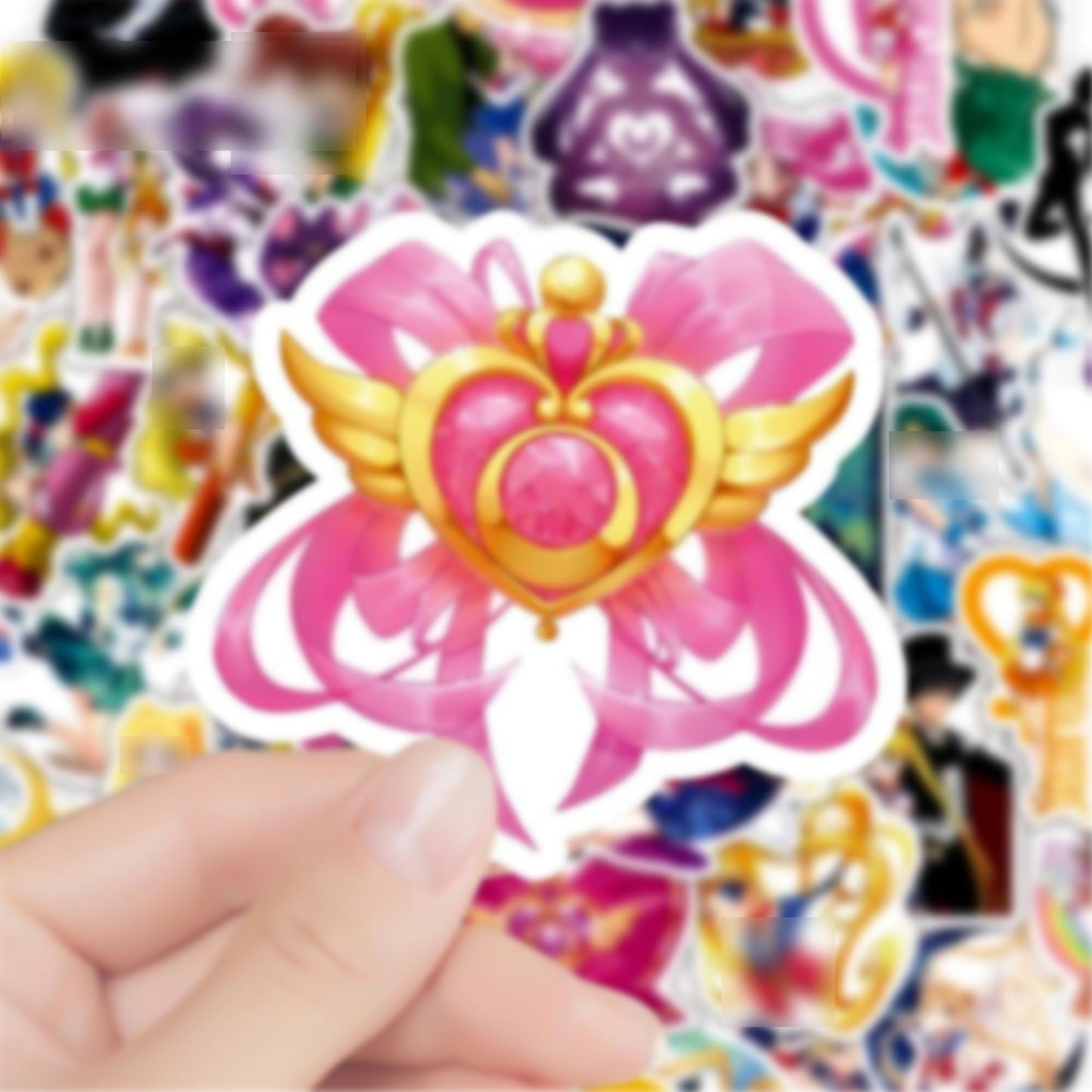 MUYINGZHUO Cartoon Stickers, 100PCs Pack, Anime Vinyl Waterproof Decals for Laptop, Hydro Flask, Water Bottle Phone Stickers for Teens, Party Supply Decals as Gifts