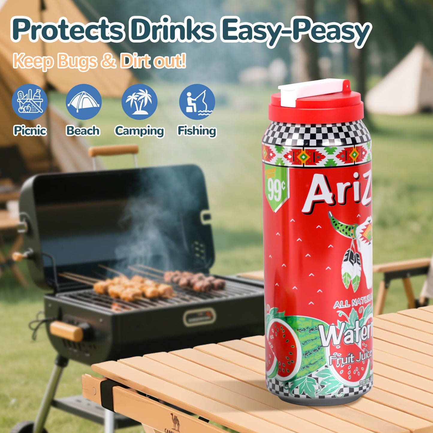 Dosendeckel mit Strohhalm, 4er-Pack, wiederverwendbar, BPA-frei, auslaufsicher und luftdicht, einfach zu verwenden, passend für Dosen der Größen S/M/L für Limonade, Bier, Saft und Sprudelwasser.