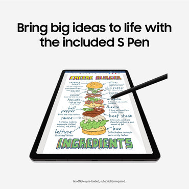 SAMSUNG Galaxy Tab S9+ Plus 12.4” 512GB , WiFi 6E Android Tablet, Snapdragon 8 Gen2 Processor, AMOLED Screen,S Pen, IP68 Rating, US Version,2023,Graphite (Renewed)