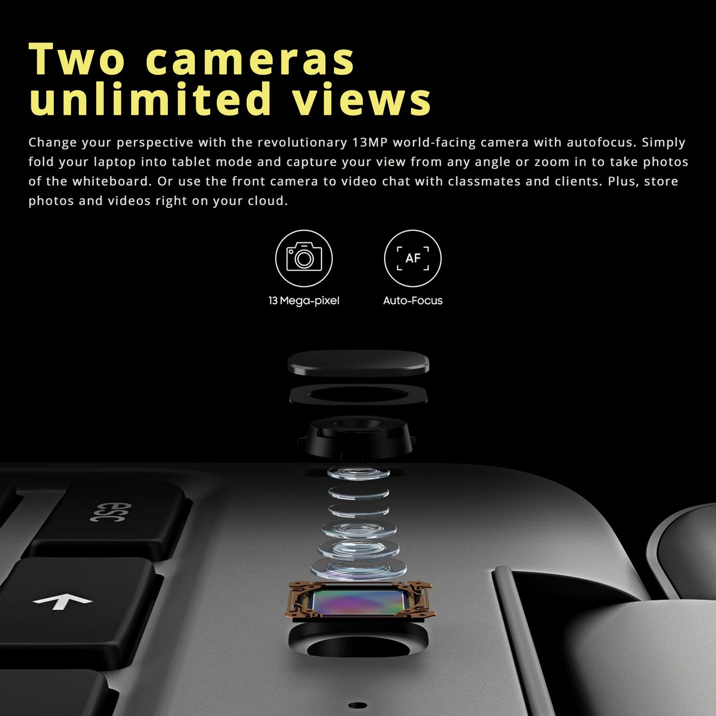 Samsung Chromebook Plus V2 2-in-1 12.2" WUXGA LED Touchscreen Laptop, Intel Celeron 3965Y, 4GB RAM, 64GB eMMC, 2 Cameras, Stylus Pen, Island-Type KB, Wi-Fi 5, Chrome OS, Silver(Renewed)