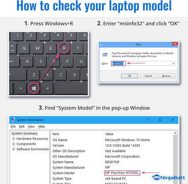 NinjaBatt HT03XL Akku für HP L11119-855 HW03XL Pavilion 15-DB Serie 14M-DH0003DX 14M-DH1003DX 15T-CS200 15-DY0013DX 15-DY1023DX 15-DY1751MS 15-CS3073CL