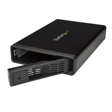StarTech.com 3.5" External SATA Hard Drive Enclosure - Trayless eSATA / USB 3.0 Hard Drive Enclosure with UASP (S351BMU33ET)