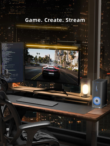 ShinySnake L300 Mesh Mini-ITX Gaming PC Case - 8.5L Ultra-Compact High Airflow SFF, Vertical GPU Mount up to 325mm, SFX/SFX-L PSU & 120mm Cooler Compatible - PCIe 3.0 Riser & DP 1.4 Cable, Black