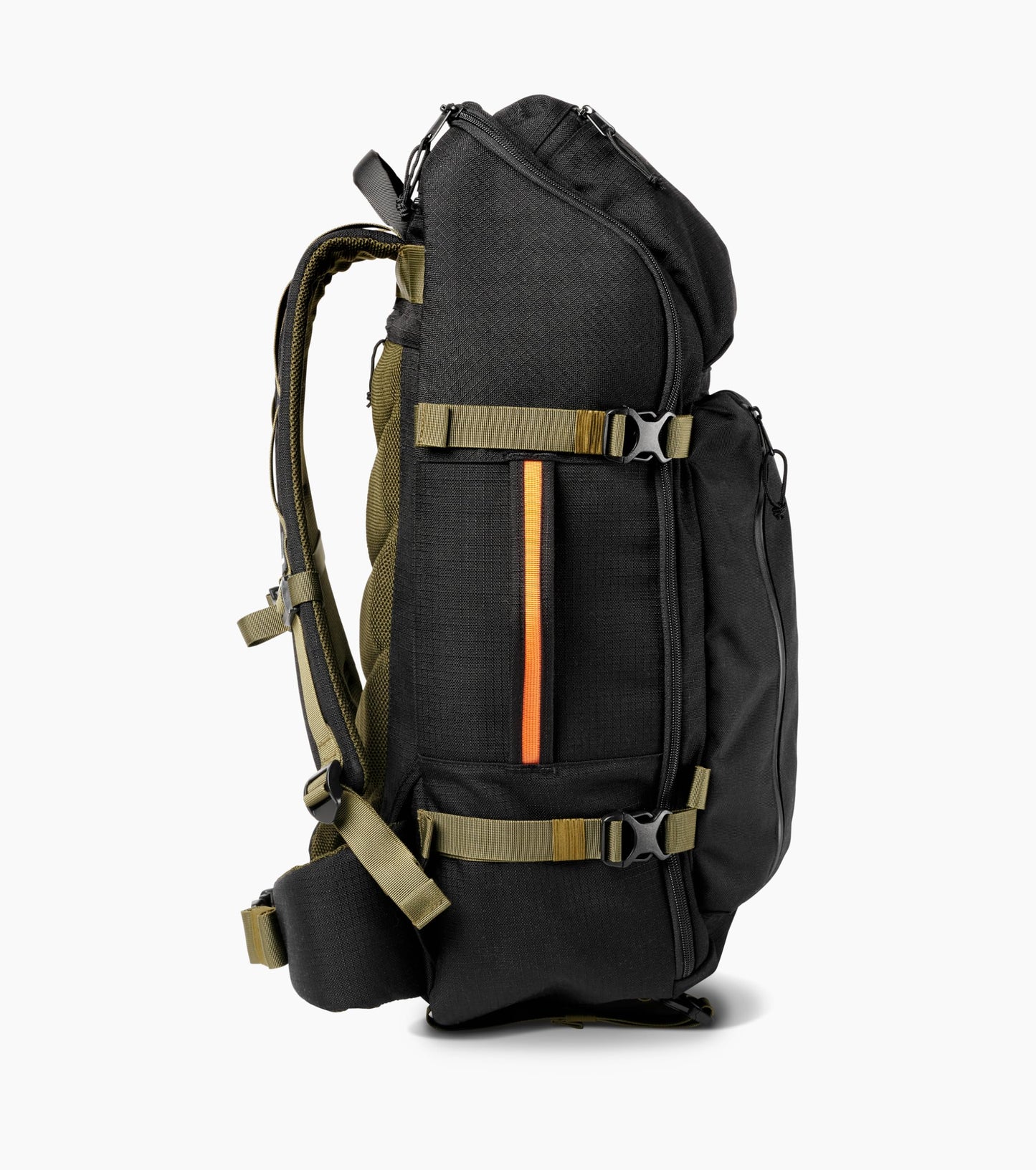 Roark 5 Day Mule 55L Rucksack, Mehrtages-Reiserucksack mit Laptopfach, Schwarz