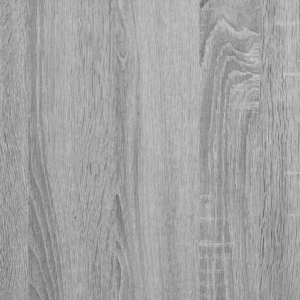 Tisch mit Rädern Graues Sonoma 91 x 50 x 77 cm Holzwerkstoff