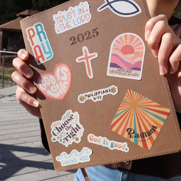 Puraesla 123 Stück christliche Bibelvers-Aufkleber – Inspirierende Aufkleber für Tagebucheinträge und religiöses Studium für Wasserflaschen, Laptops und Notizbücher – Vinyl, wasserfest