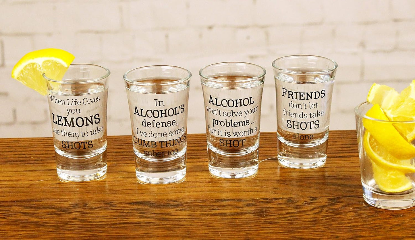 Lillian Rose Party Shot Glasses Set of 4