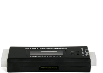 PC Power Supply Diagnostic LCD Computer Testing Device Computer 20/24 4/6/8 Pin Supply Tester for SATA, IDE, HDD, ATX, ITX, Byi Plug