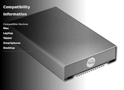 OWC 1 TB 5400 U/min HDD Mercury Elite Pro Mini USB-C Bus-Powered External Storage 