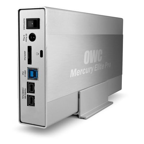 OWC 2,0 TB Mercury Elite Pro Desktop-Speicherlösung, 7200 U/min eSATA/FW800/FW400/USB 3.1