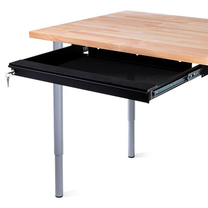 Penn Elcom Laptop-Schublade für unter den Schreibtisch, abschließbar, für 20-Zoll-Laptops – Hochwertige Sicherheitsschubladen – Modell EX-6171B