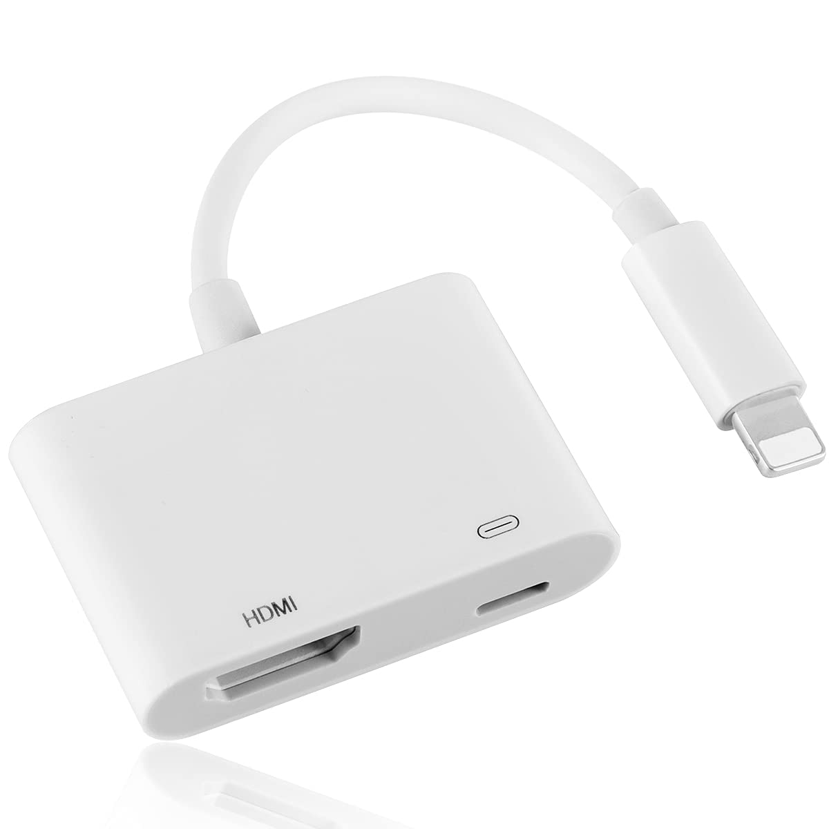 [Apple MFi-zertifiziert] Lightning-auf-HDMI-Adapter für iPhone und Fernseher, iPhone HDMI-Adapter 1080p Digital AV Sync Bildschirmanschlusskabel, kompatibel mit iPhone 14/13/12/11/XS/XR/X/8/7, keine Stromversorgung erforderlich
