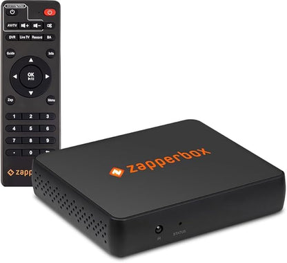 ZapperBox M2 ATSC 3.0 OTA Single Tuner + DVR + Gateway with 4K, HDR, and Channel Guide