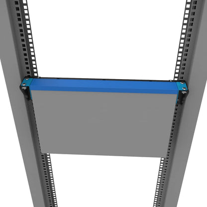 QiaoYoubang 2U Faltbare Wandhalterung für Patchpanels – Vertikales Wandmontage-Rack für 19-Zoll-Netzwerkgeräte inklusive Befestigungsmaterial
