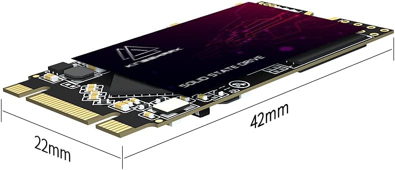 Kingshark M.2 2242 SSD 64GB NGFF Interne Solid-State-Festplatte, Hochleistungsfestplatte für Desktop-PCs und Laptops, SATA III 6 Gbit/s, inklusive SSD (64 GB, M.2 2242) 