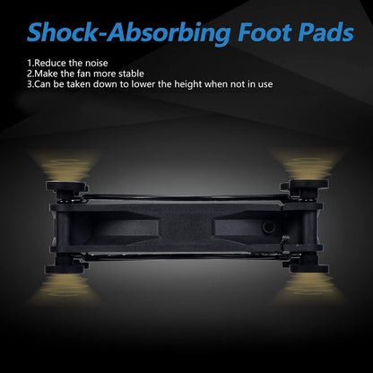 Leiser 80-mm-USB-Lüfter, tragbarer 5-V-USB-Lüfter zur Kühlung von Flachbildfernsehern, Xbox, DVR, PlayStation, Routern, TV-Receivern und Computergehäusen 