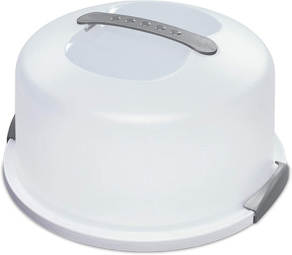 Sterilite Cake Server Circular Serving Container White