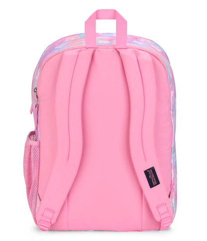 JanSport Laptop-Rucksack – Computertasche mit 2 Fächern, ergonomischen Schultergurten, 15-Zoll-Laptopfach, Tragegriff – Bücherrucksack – Erdbeer-Dusche 