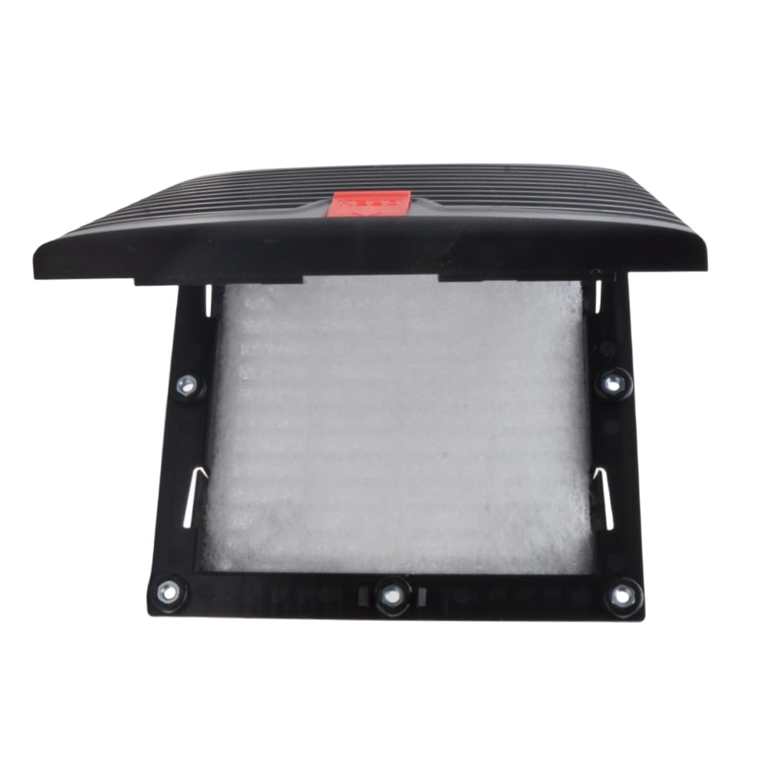 SXDOOL #803 Black 150x150mm Ventilator Filter Kit for Enclosure Cabinets, 120mm x 38mm AC/EC Fan, 115V/230V, Dustproof and Waterproof