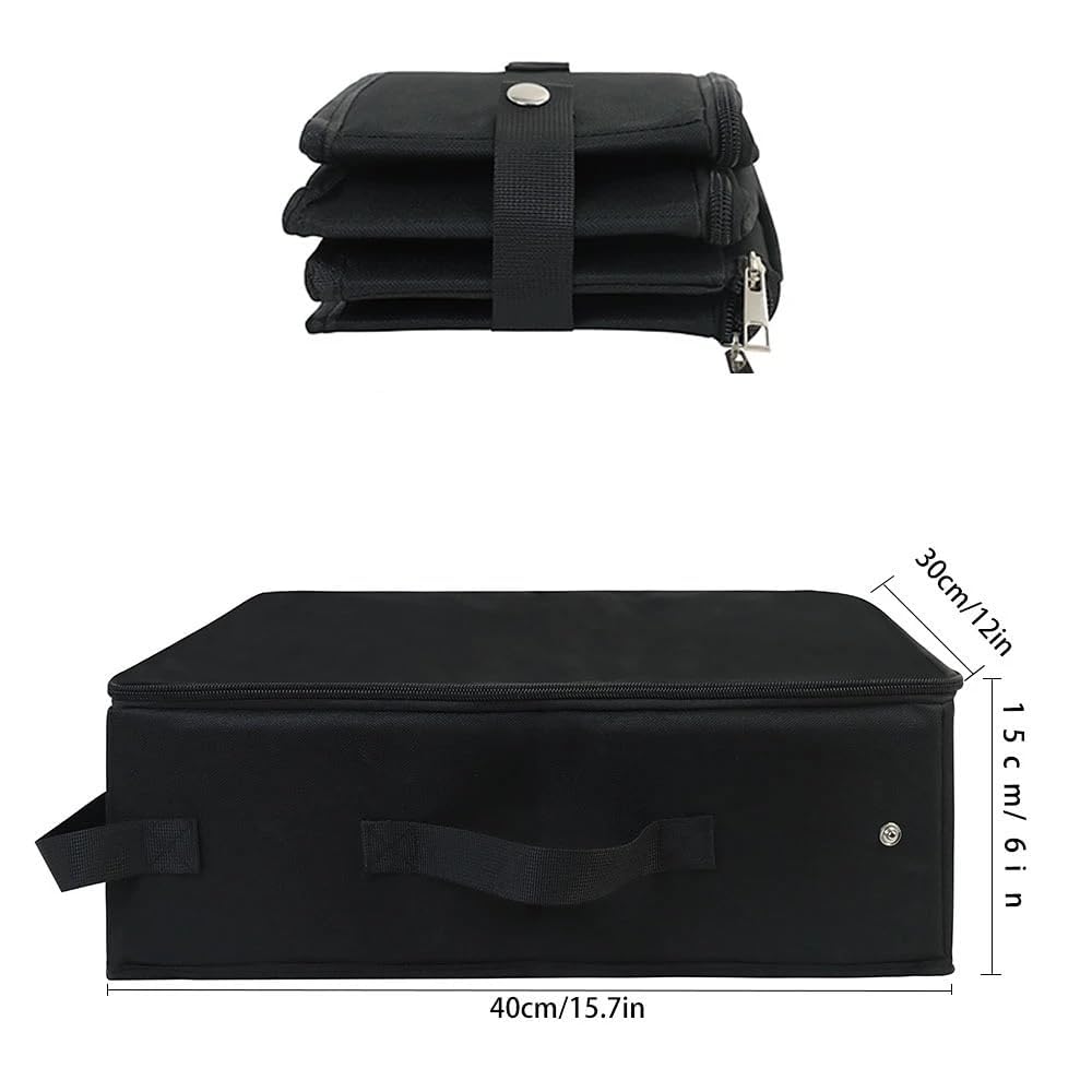 Tragbare Katzentoilette für Reisen mit Reißverschlussdeckel, faltbar, auslaufsicher, geruchsneutral, wasserdicht, leicht zu transportieren, ideal für Hotels und Autos