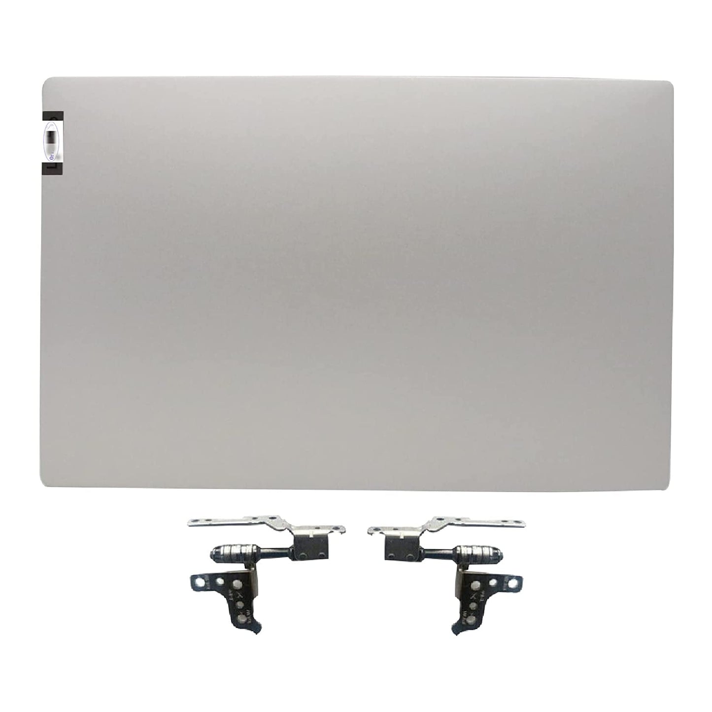 Neue Ersatz-LCD-Abdeckung (Rückseite/Oberdeckel) mit Scharnieren für Lenovo Ideapad 5-15 5-15IIL05 5-15ARE05 5-15ITL05 Laptop AM1K7000300 5CB0X56071 AM1K7000100 5CB0X56524, Silber