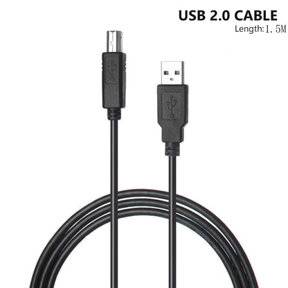 Printer to Computer USB Scanner Cable High Speed A Male to B Male Cord Compatible with HP, Canon, Dell, Epson, Lexmark, Xerox, Samsung and More (10FT)