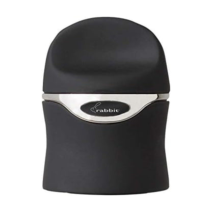 Rabbit Champagner- und Weinverschluss, luftdichter Wein- und Champagnerverschluss, hält prickelnde Getränke länger frisch, einfach zu verwenden, samtig schwarz, unverzichtbares Barzubehör