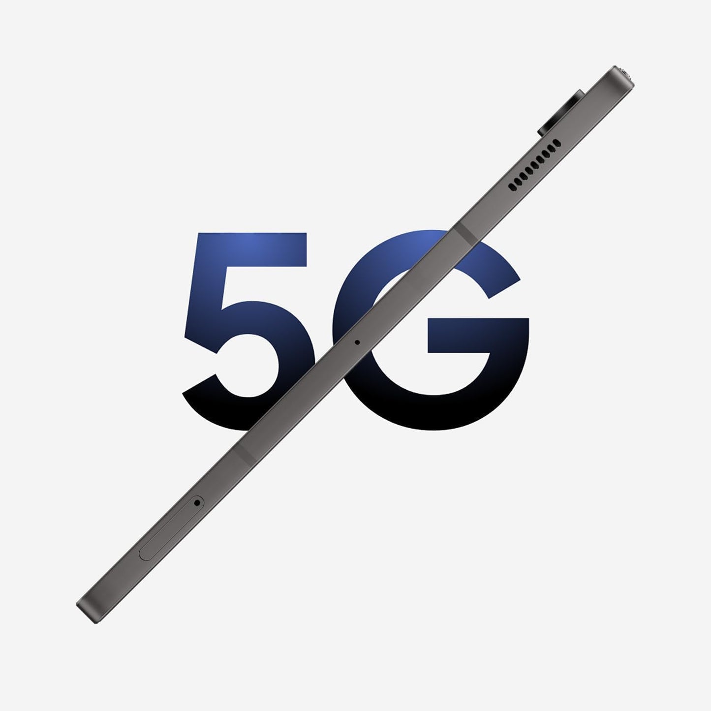 SAMSUNG Galaxy Tab S9 FE 5G (128 GB, 6 GB, WLAN + Mobilfunk) Vollständig entsperrtes Android-Tablet, 10,9 Zoll, Wi-Fi 6, S Pen NICHT enthalten, SM-X518U (mit 256 GB SD-Karte, Grau) (Generalüberholt)