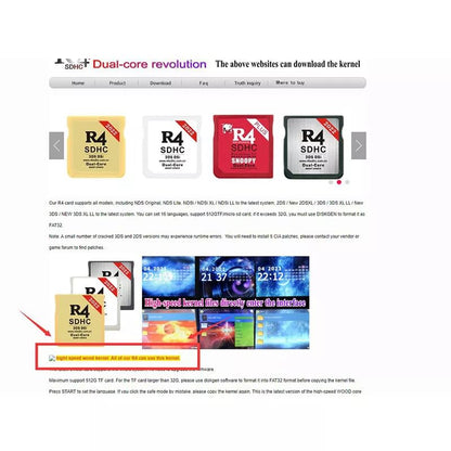 Pro-Version 16 GB Micro SDHC Dual Core Revolution Cartridge, kompatibel mit New 2DS/3DS/LL/XL NDSL NDSI, inklusive Kartenadapter, keine Zeitüberschreitung, vorinstalliert, Plug &amp; Play, Gold (Gold)