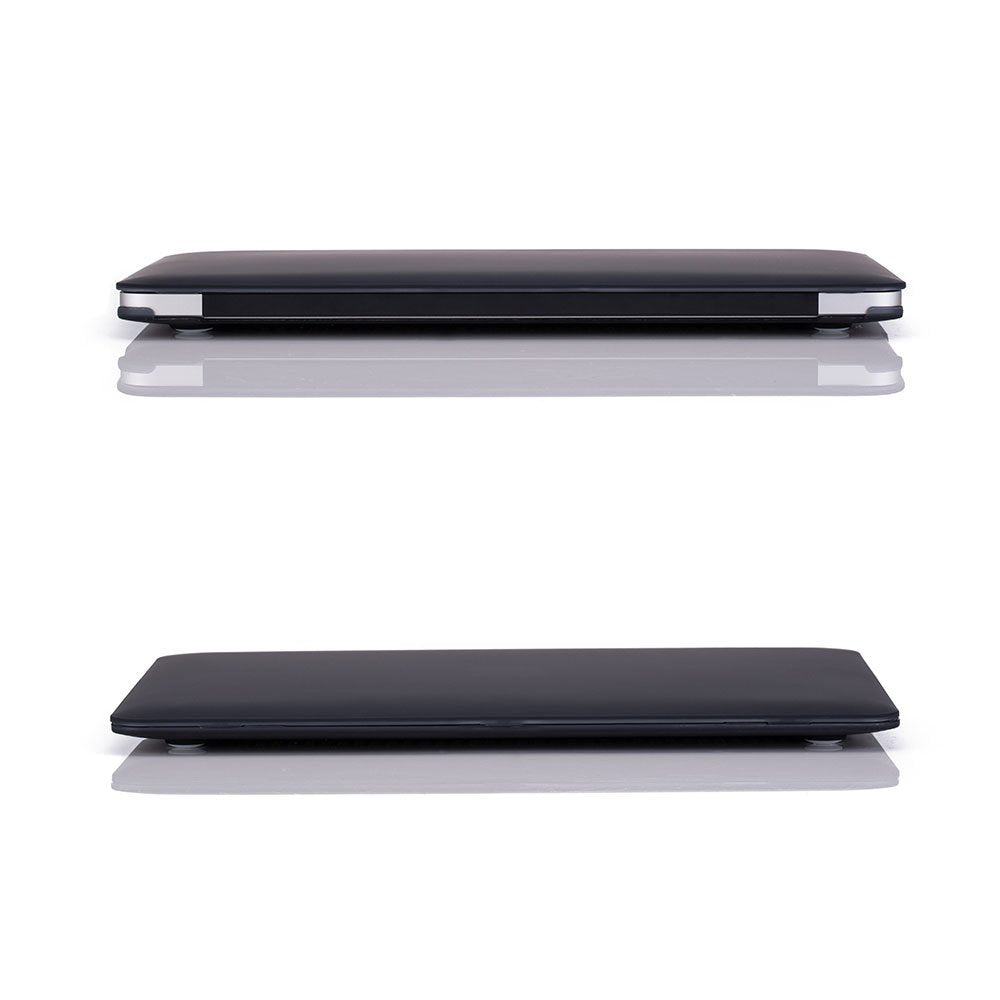 RUBAN Case for MacBook Air 13 Inch (Models: A1369 & A1466, Older Version 2010-2017 Release), Slim Snap On Hard Shell Protective Cover and Keyboard Cover, Black