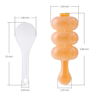 Reisbällchen-Streuer, Reisbällchenformen, DIY-Küchenhelfer in Kugelform, Streuer, Lebensmitteldekoration für Kinder, DIY-Lunchbox-Form mit Mini-Reislöffel