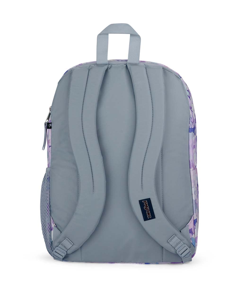 JanSport Laptop-Rucksack – Computertasche mit 2 Fächern, ergonomischen Schultergurten, 15-Zoll-Laptopfach, Tragegriff – Bücherrucksack – Erdbeer-Dusche 