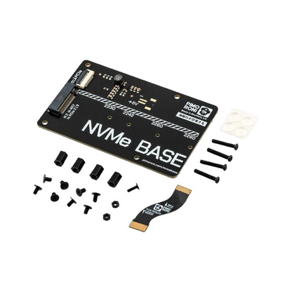 NVMe Base for Raspberry Pi 5 M.2 HAT PCIe Extension Board (M.2 2230 to 2280 Supported) (0TB (M.2))
