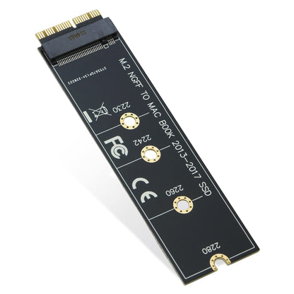 RIITOP M.2 NVMe SSD auf 12+16-Pin Upgrade-Adapter für MacBook Air (2013-2017) A1465 A1466 und Mac Pro (Ende 2013-2015)