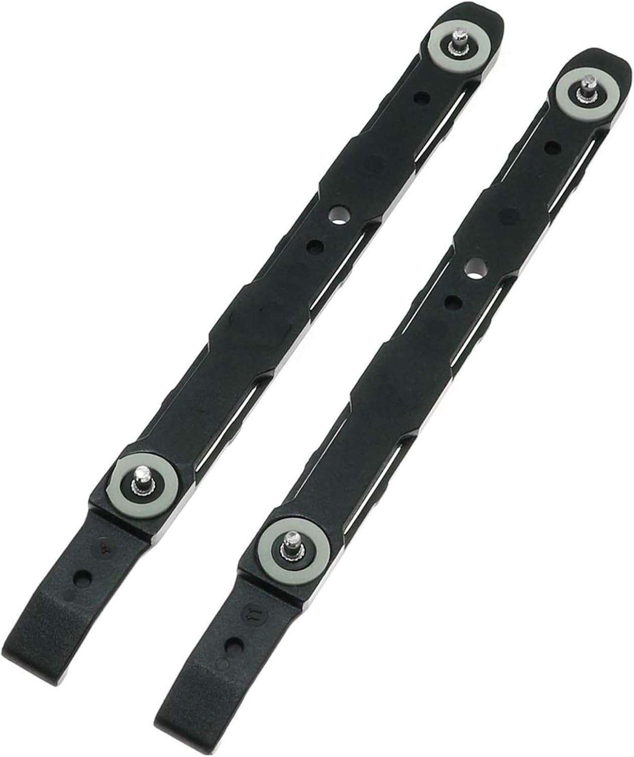 8 Pack Chassis Hard Drive Mounting Plastic Rails,Black