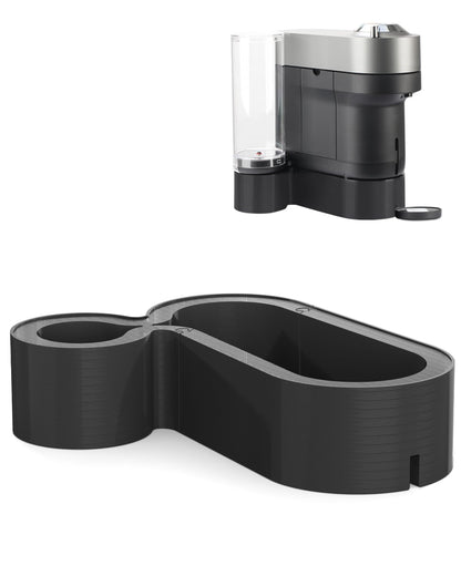 Riser Stand for Nespresso Vertuo Pop+, 3D Printed Coffee Machine Elevation Stand, Compatible with Standard and Deluxe Models, Accommodates Cups with Height Up to 7.48" or Shorter, Fits for YETI Rambler 20 oz Tumbler and Contigo Huron 16 oz Travel Mug