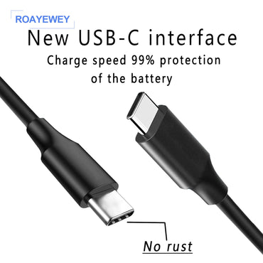 ROAYEWEY USB Typ C Ersatz-Ladegerät für 45-W-Chromebooks, kompatibel mit HP Chromebook 14 x360, USB-C-Netzteil