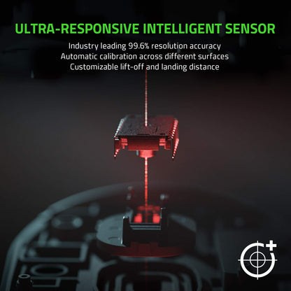 Razer Viper Ultimate – Leichtgewichtige kabellose Gaming-Maus &amp; RGB-Ladestation: Hyperspeed-Funktechnologie – Optischer Sensor mit 20.000 DPI – Nur 74 g leicht – 70 Stunden Akkulaufzeit – Quecksilberweiß 