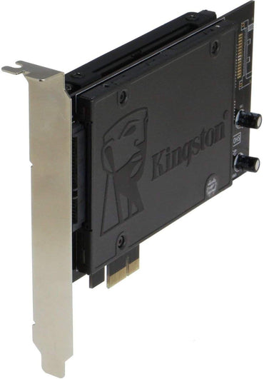 Sedna - PCI Express (PCIe) Dual 2.5 Inch SATA III (6G) SSD Adapter (Short Double Side SSD Version) (with Built in Power Circuit, no Need SATA Power Connector, Best for Mac), SSD/HDD not Included